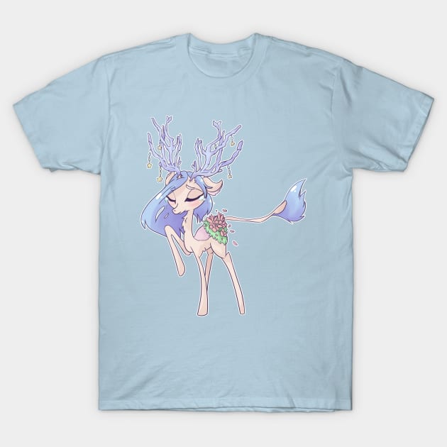 Spring Deer T-Shirt by kelsmister